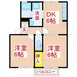 グランドール　C棟の物件間取画像